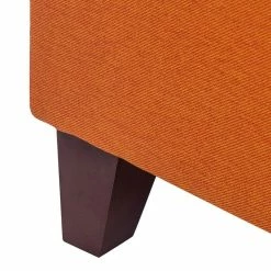 Best Pirce 👏 Adeco Simple British Style Passionate Orange Cube Ottoman Footstool 🎁 -Adeco Shop Adeco Simple British Style Passionate Orange Cube Ottoman Footstool 7