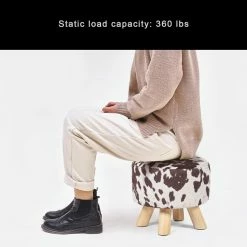 Promo ๐ Adeco Round Ottoman Foot Rest Stool ๐ 11 Promo ๐ Adeco Round Ottoman Foot Rest Stool ๐ -Adeco Shop Adeco Simple Round Cylinder Pouf Ottoman 2