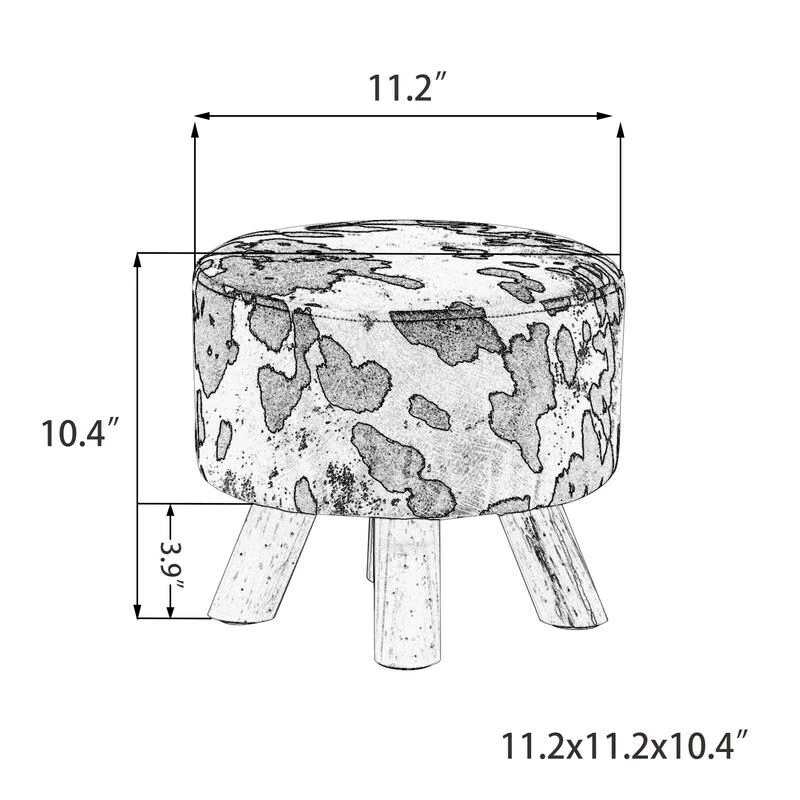 Promo ๐ Adeco Round Ottoman Foot Rest Stool ๐ 6 Promo ๐ Adeco Round Ottoman Foot Rest Stool ๐ - Image 4