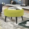 Coupon 👏 Adeco 23" Ottoman Fabric Round Foot Rest Stool 👏 -Adeco Shop Adeco Single ButtonTufted Small Cocktail Ottoman d94e86d0 91c1 48f6 8b08 cedec52240f4