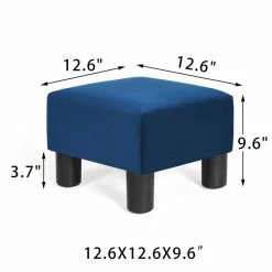 Best deal ๐ฅ Adeco Small Footstool Velvet Ottoman Footrest Modern Bedroom Square ๐ 12 Best deal ๐ฅ Adeco Small Footstool Velvet Ottoman Footrest Modern Bedroom Square ๐ -Adeco Shop Adeco Small Footstool Velvet Ottoman Footrest Modern Bedroom Square 2