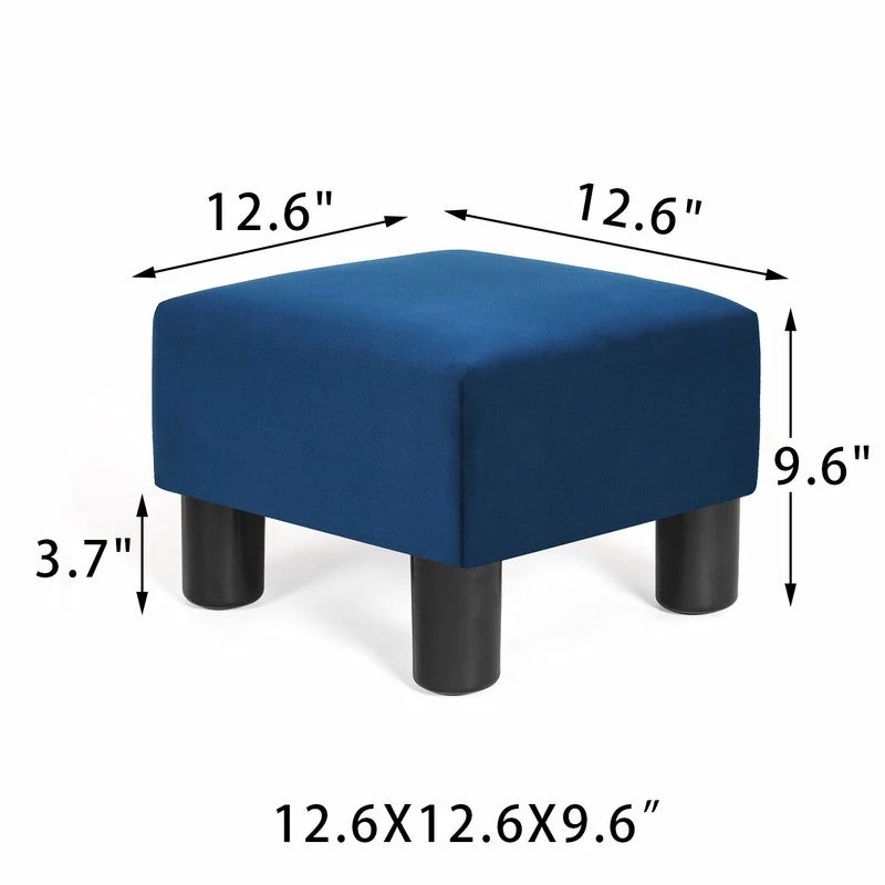 Best deal ๐ฅ Adeco Small Footstool Velvet Ottoman Footrest Modern Bedroom Square ๐ 5 Best deal ๐ฅ Adeco Small Footstool Velvet Ottoman Footrest Modern Bedroom Square ๐ - Image 3