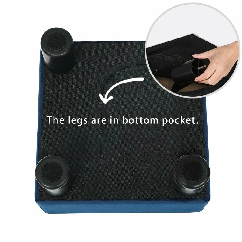 Best deal ๐ฅ Adeco Small Footstool Velvet Ottoman Footrest Modern Bedroom Square ๐ 6 Best deal ๐ฅ Adeco Small Footstool Velvet Ottoman Footrest Modern Bedroom Square ๐ - Image 4