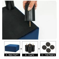 Best deal ๐ฅ Adeco Small Footstool Velvet Ottoman Footrest Modern Bedroom Square ๐ 15 Best deal ๐ฅ Adeco Small Footstool Velvet Ottoman Footrest Modern Bedroom Square ๐ -Adeco Shop Adeco Small Footstool Velvet Ottoman Footrest Modern Bedroom Square 5