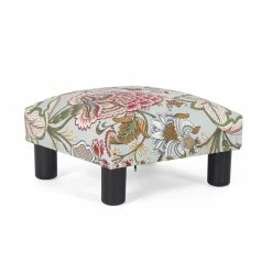 Hot Sale 🔥 Adeco Small Ottoman Upholstered Footrest Pet Steps 🦮 Dog Stairs Stool Multi ⌛ -Adeco Shop Adeco Small Ottoman Upholstered Footrest Pet Steps Dog Stairs Stool 11