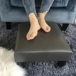 Hot Sale 🔥 Adeco Small Ottoman Upholstered Footrest Pet Steps 🦮 Dog Stairs Stool Multi ⌛ -Adeco Shop Adeco Small Ottoman Upholstered Footrest Pet Steps Dog Stairs Stool 4