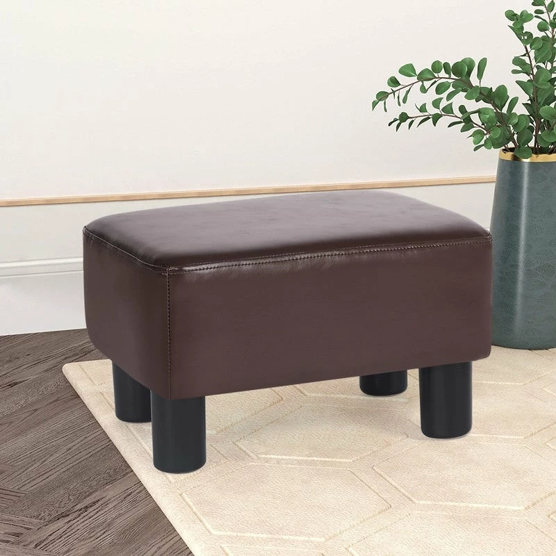 Flash Sale 🥰 Adeco Small Rectangle Footstool PU Leather Ottoman Footrest Modern Black 🎁 13 Flash Sale 🥰 Adeco Small Rectangle Footstool PU Leather Ottoman Footrest Modern Black 🎁 - Image 11