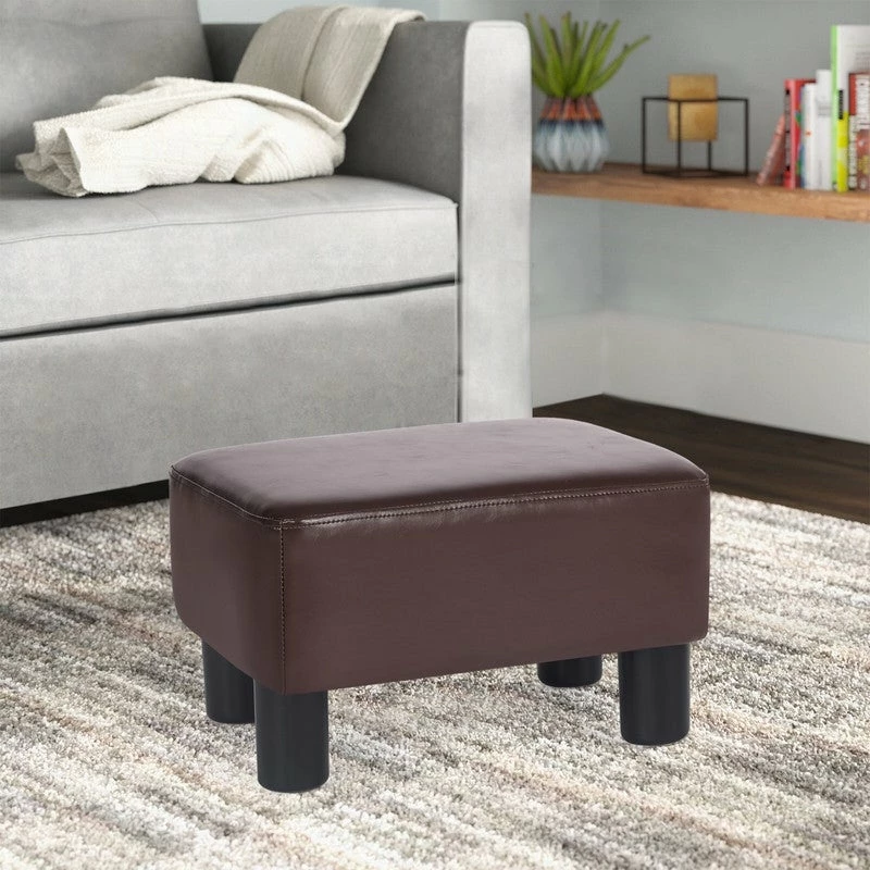 Flash Sale 🥰 Adeco Small Rectangle Footstool PU Leather Ottoman Footrest Modern Black 🎁 12 Flash Sale 🥰 Adeco Small Rectangle Footstool PU Leather Ottoman Footrest Modern Black 🎁 - Image 10
