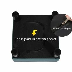 Deals ⭐ Adeco Small Square Footstool Ottoman Modern Fabric Footrest Stool Black/white 😉 -Adeco Shop Adeco Small Square Footstool Ottoman Modern Fabric Footrest Stool 3