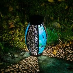 Budget ❤️ Adeco Solar Lantern Outdoor Hanging Lights Butterfly 🛒