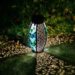 Budget ❤️ Adeco Solar Lantern Outdoor Hanging Lights Butterfly 🛒 -Adeco Shop Adeco Solar Lantern Outdoor Hanging Lights 6