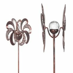 New 😍 Adeco Solar Wind Spinner 59 Inch Outdoor Metal Stake Yard Spinners 🔔 11 New 😍 Adeco Solar Wind Spinner 59 Inch Outdoor Metal Stake Yard Spinners 🔔 -Adeco Shop Adeco Solar Wind Spinner 59 Inch Outdoor Metal Stake Yard Spinners 4