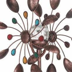 Coupon ⌛ Adeco Solar Wind Spinner 59 Inch Outdoor Metal Stake With LED Lights 🌟 24 Coupon ⌛ Adeco Solar Wind Spinner 59 Inch Outdoor Metal Stake With LED Lights 🌟 -Adeco Shop Adeco Solar Wind Spinner 59 Inch Outdoor Metal Stake with LED Lights 8