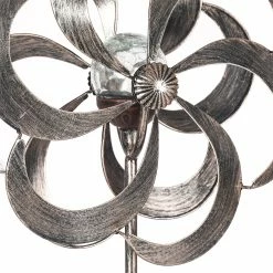 Best deal ⭐ Adeco Solar Wind Spinner Metal Stake With LED Lights 🥰 -Adeco Shop Adeco Solar Wind Spinner Metal Stake with LED Lights 11