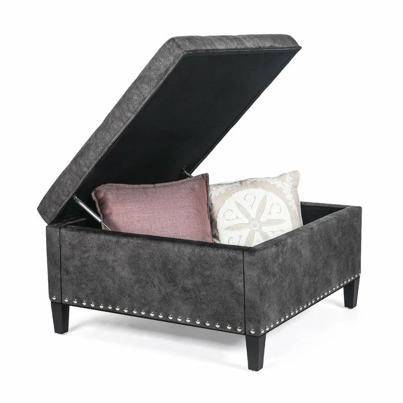 Budget 🔔 Adeco Square Contemporary Accent Storage Ottomans Assemble Required 🔔 9 Budget 🔔 Adeco Square Contemporary Accent Storage Ottomans Assemble Required 🔔 - Image 7