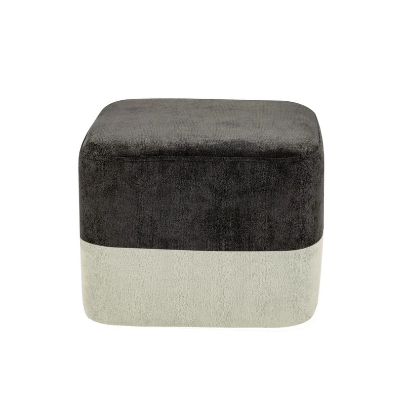 Buy π Adeco Square Fabric Ottoman Two-Color Stitching Footrest Stool Green/beige π 12 Buy π Adeco Square Fabric Ottoman Two-Color Stitching Footrest Stool Green/beige π - Image 10