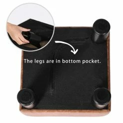 Deals 😉 Adeco Square Footrest Footstool Faux Leather Ottoman For Living Room 🎉 -Adeco Shop Adeco Square Footrest Footstool Faux Leather Ottoman for Living Room 8