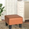 Promo 🧨 Adeco Square Footrest Stool Faux Leather Ottoman For Living Room ❤️ -Adeco Shop Adeco Square Footrest Stool Faux Leather Ottoman for Living Room