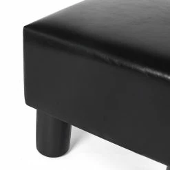 Outlet ⭐ Adeco Footrest Stool Faux Leather Ottoman With Thick Upholstery Brown 🛒 26 Outlet ⭐ Adeco Footrest Stool Faux Leather Ottoman With Thick Upholstery Brown 🛒 -Adeco Shop Adeco Square Footrest Stool Faux Leather Ottoman with Thick Upholstery 9