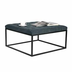 Coupon ⭐ Adeco Square Ottoman Button Tufted Upholstered Fabric Foot Rest Stool ✨ -Adeco Shop Adeco Square Ottoman Button Tufted Upholstered Fabric Foot Rest Stool 4