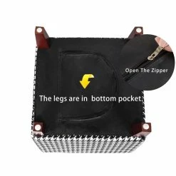 Best deal 😀 Adeco Square Ottoman Footrest Stool Small Fabric Bench Seat Black/white 😀 31 Best deal 😀 Adeco Square Ottoman Footrest Stool Small Fabric Bench Seat Black/white 😀 -Adeco Shop Adeco Square Ottoman Footrest Stool2C Small Fabric Bench Shoe Dressing Seat 14