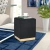 Coupon 🎁 Adeco Square Ottoman Footrest Velvet Vanity Stool Gold Trim Footstool Navy 🧨 -Adeco Shop Adeco Square Ottoman Footrest Velvet Vanity Stool Gold Trim Footstool