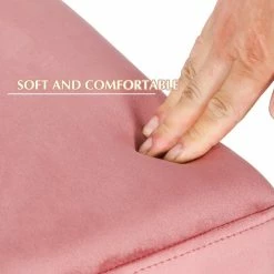 Coupon ๐ Adeco Square Ottoman Footrest Velvet Vanity Stool Gold Trim Footstool Navy ๐งจ 30 Coupon ๐ Adeco Square Ottoman Footrest Velvet Vanity Stool Gold Trim Footstool Navy ๐งจ -Adeco Shop Adeco Square Ottoman Footrest Velvet Vanity Stool Gold Trim Footstool 13