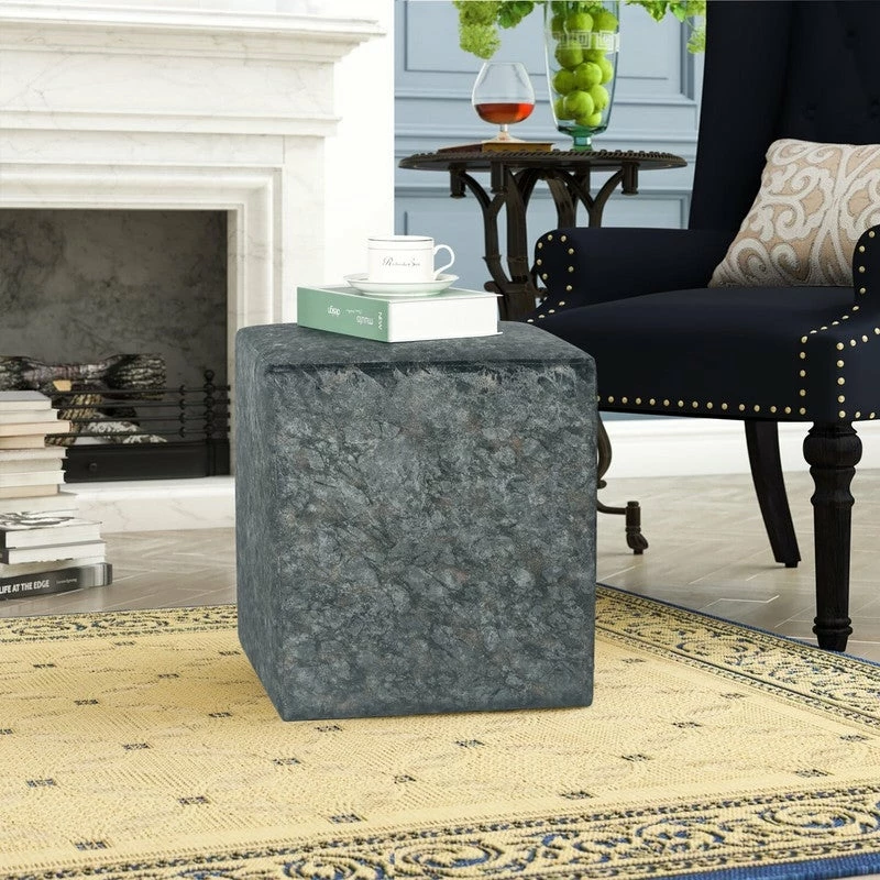 Promo โ๏ธ Adeco Square Ottoman Vanity Stool Fabric Upholstered Footrest Footstool Grey ๐ 4 Promo โ๏ธ Adeco Square Ottoman Vanity Stool Fabric Upholstered Footrest Footstool Grey ๐ - Image 2