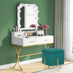 Coupon 👍 Adeco Square Velvet Storage Ottoman Multi-Function Vanity Footstool Green Apple 🛒 -Adeco Shop Adeco Square Velvet Storage Ottoman Multi Function Vanity Footstool 8