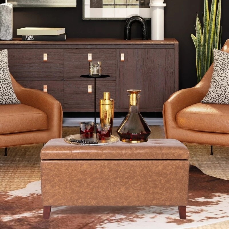 Best reviews of ๐ฅ Adeco Storage Bench Faux Leather Rectangular Upholstered Ottomans Dark Brown ๐ 4 Best reviews of ๐ฅ Adeco Storage Bench Faux Leather Rectangular Upholstered Ottomans Dark Brown ๐ - Image 2