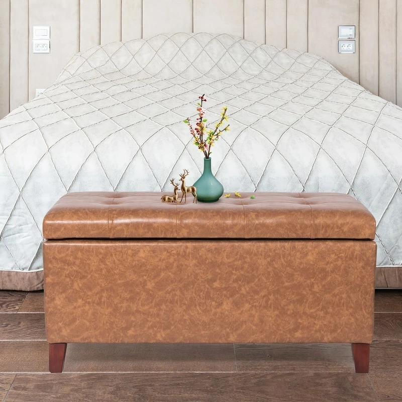 Best reviews of ๐ฅ Adeco Storage Bench Faux Leather Rectangular Upholstered Ottomans Dark Brown ๐ 3 Best reviews of ๐ฅ Adeco Storage Bench Faux Leather Rectangular Upholstered Ottomans Dark Brown ๐