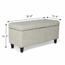 Best Pirce ❤️ Adeco Storage Ottoman Bed Bench Fabric Tufted Upholstered Foot Stool Teal ⭐ 31 Best Pirce ❤️ Adeco Storage Ottoman Bed Bench Fabric Tufted Upholstered Foot Stool Teal ⭐ -Adeco Shop Adeco Storage Ottoman Bed Bench Fabric Tufted Upholstered Foot Stool 14