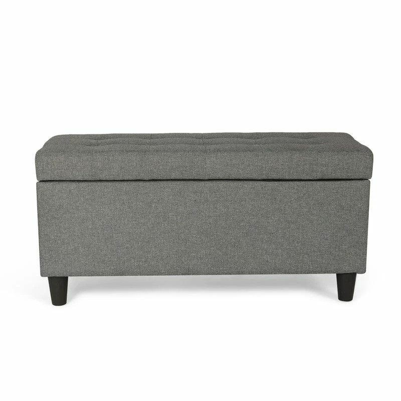 Best Pirce ❤️ Adeco Storage Ottoman Bed Bench Fabric Tufted Upholstered Foot Stool Teal ⭐ 5 Best Pirce ❤️ Adeco Storage Ottoman Bed Bench Fabric Tufted Upholstered Foot Stool Teal ⭐ - Image 3