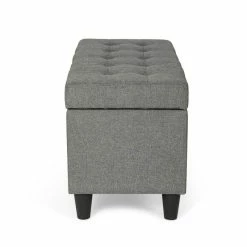 Best Pirce ❤️ Adeco Storage Ottoman Bed Bench Fabric Tufted Upholstered Foot Stool Teal ⭐ 21 Best Pirce ❤️ Adeco Storage Ottoman Bed Bench Fabric Tufted Upholstered Foot Stool Teal ⭐ -Adeco Shop Adeco Storage Ottoman Bed Bench Fabric Tufted Upholstered Foot Stool 4