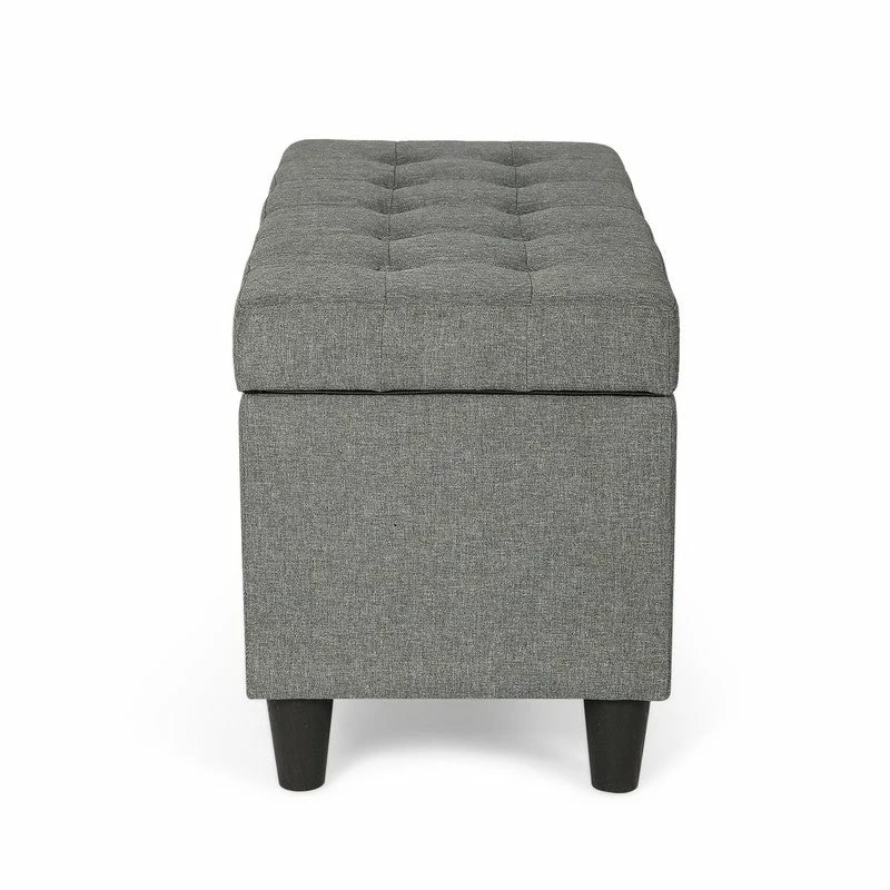 Best Pirce ❤️ Adeco Storage Ottoman Bed Bench Fabric Tufted Upholstered Foot Stool Teal ⭐ 7 Best Pirce ❤️ Adeco Storage Ottoman Bed Bench Fabric Tufted Upholstered Foot Stool Teal ⭐ - Image 5
