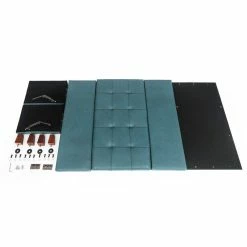 Buy 🔔 Adeco Storage Ottoman Bench Rectangular PU Leather Assembly Required Blue ✨ -Adeco Shop Adeco Storage Ottoman Bench Rectangular PU Leather Assembly Required 8