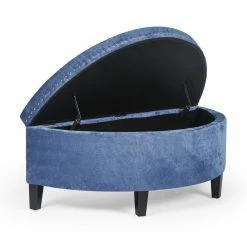 Promo 🔥 Adeco Storage Ottoman Bench Tufted Half Moon Bench (Steelblue) ✔️ 13 Promo 🔥 Adeco Storage Ottoman Bench Tufted Half Moon Bench (Steelblue) ✔️ -Adeco Shop Adeco Storage Ottoman Bench Tufted Half Moon Bench 28Steelblue29 3