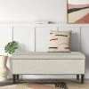 New 👍 Adeco Storage Ottoman Linen Rectangular Entryway End Of Bed Bench DIY Assemble Beige ✔️ -Adeco Shop Adeco Storage Ottoman Linen Rectangular Entryway End of Bed Bench DIY Assemble
