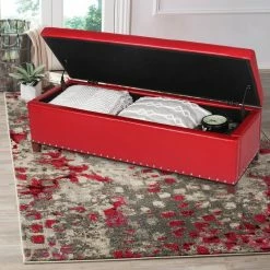 Cheap 😉 Adeco Storage Ottoman PU Leather Bench Footstool DIY Assembly Required ⌛ -Adeco Shop Adeco Storage Ottoman PU Leather Bench Footstool DIY Assembly Required 6