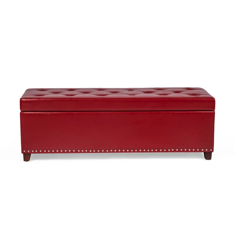 Outlet โญ Adeco Storage Ottoman PU Leather Tufted Bench Home Foot Rest ๐ 8 Outlet โญ Adeco Storage Ottoman PU Leather Tufted Bench Home Foot Rest ๐ - Image 6