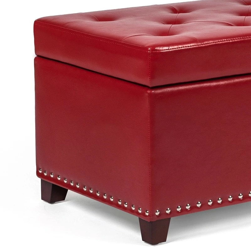Outlet โญ Adeco Storage Ottoman PU Leather Tufted Bench Home Foot Rest ๐ 10 Outlet โญ Adeco Storage Ottoman PU Leather Tufted Bench Home Foot Rest ๐ - Image 8