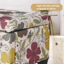 Best Sale ❤️ Adeco Storage Ottoman Rectangular Bench Fabric Assembly Required ❤️ -Adeco Shop Adeco Storage Ottoman Rectangular Bench Fabric Assembly Required 13