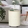 Budget 🛒 Adeco Storage Ottoman Seat Stool Side Faux Leather End Table Wood Lid Grey 🤩 2 Budget 🛒 Adeco Storage Ottoman Seat Stool Side Faux Leather End Table Wood Lid Grey 🤩 -Adeco Shop Adeco Storage Ottoman Seat Stool Side Faux Leather End Table Wood Lid
