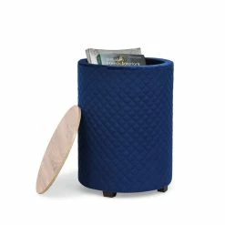 New 🌟 Adeco Storage Ottoman Seat Stool Velvet End Side Table Accent Wood Lid Green 🔔 -Adeco Shop Adeco Storage Ottoman Seat Stool Velvet End Side Table Accent Wood Lid 11