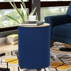 New 🌟 Adeco Storage Ottoman Seat Stool Velvet End Side Table Accent Wood Lid Green 🔔 -Adeco Shop Adeco Storage Ottoman Seat Stool Velvet End Side Table Accent Wood Lid 7