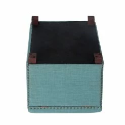 Top 10 ⭐ Adeco Storage Ottoman Square Footrest Stool Black 🔔 -Adeco Shop Adeco Storage Ottoman Square Footrest Stool Small Fabric Footstool 5