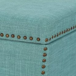 Top 10 ⭐ Adeco Storage Ottoman Square Footrest Stool Black 🔔 -Adeco Shop Adeco Storage Ottoman Square Footrest Stool Small Fabric Footstool 6