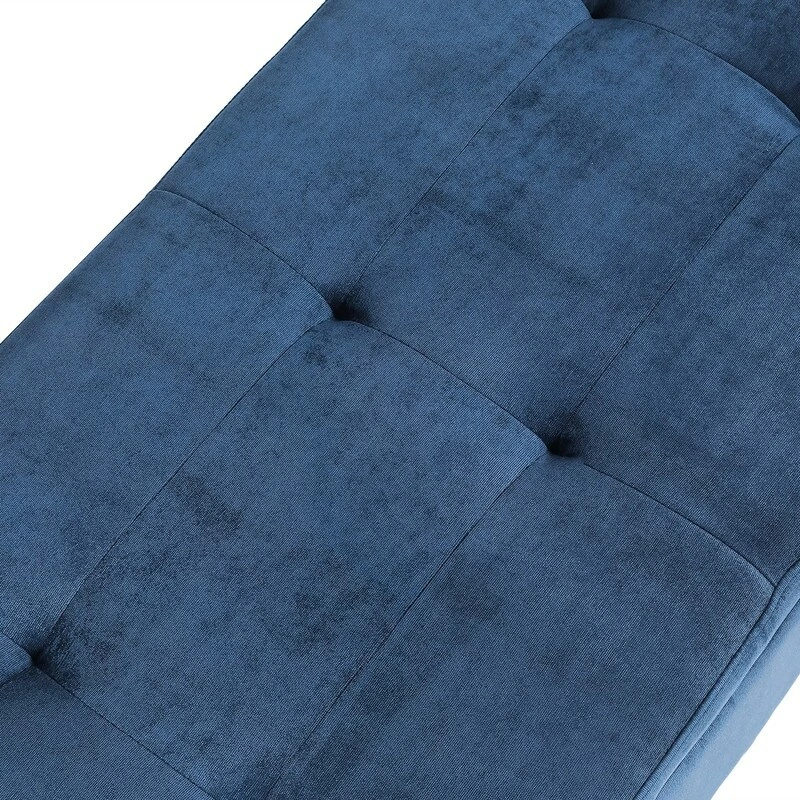 Outlet 💯 Adeco Storage Ottoman Tufted Fabric Bench DIY Assembly Required Dark Grey ❤️ 10 Outlet 💯 Adeco Storage Ottoman Tufted Fabric Bench DIY Assembly Required Dark Grey ❤️ - Image 8