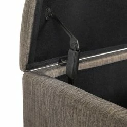 Top 10 🤩 Adeco Storage Ottoman Upholstered Modern End Of Bed Bench Living Room Beige 🤩 -Adeco Shop Adeco Storage Ottoman Upholstered Modern End of Bed Bench Living Room 7