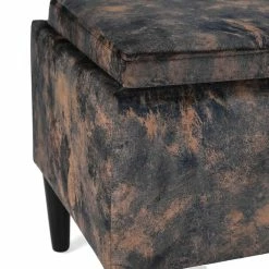 Outlet ๐ฅฐ Adeco Storage Ottoman With Tray Lid Upholstered Fabric Bench Rectangle Brown ๐ 31 Outlet ๐ฅฐ Adeco Storage Ottoman With Tray Lid Upholstered Fabric Bench Rectangle Brown ๐ -Adeco Shop Adeco Storage Ottoman with Tray Lid Upholstered Fabric Bench Rectangle 14